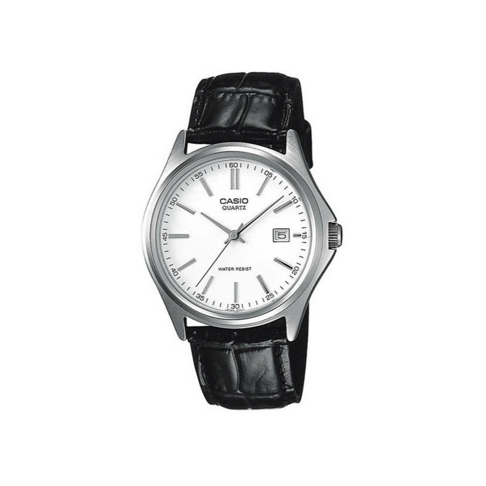 Casio General MTP 1183E 7A Black Leather Band Men Watch